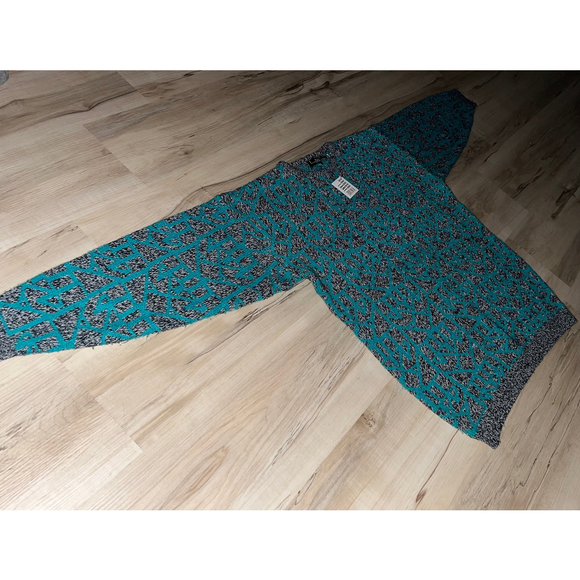 Vintage Fox Geometrical Grampa Sweater S - Picture 3 of 6